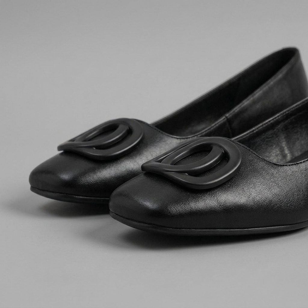Opium Leather Flats