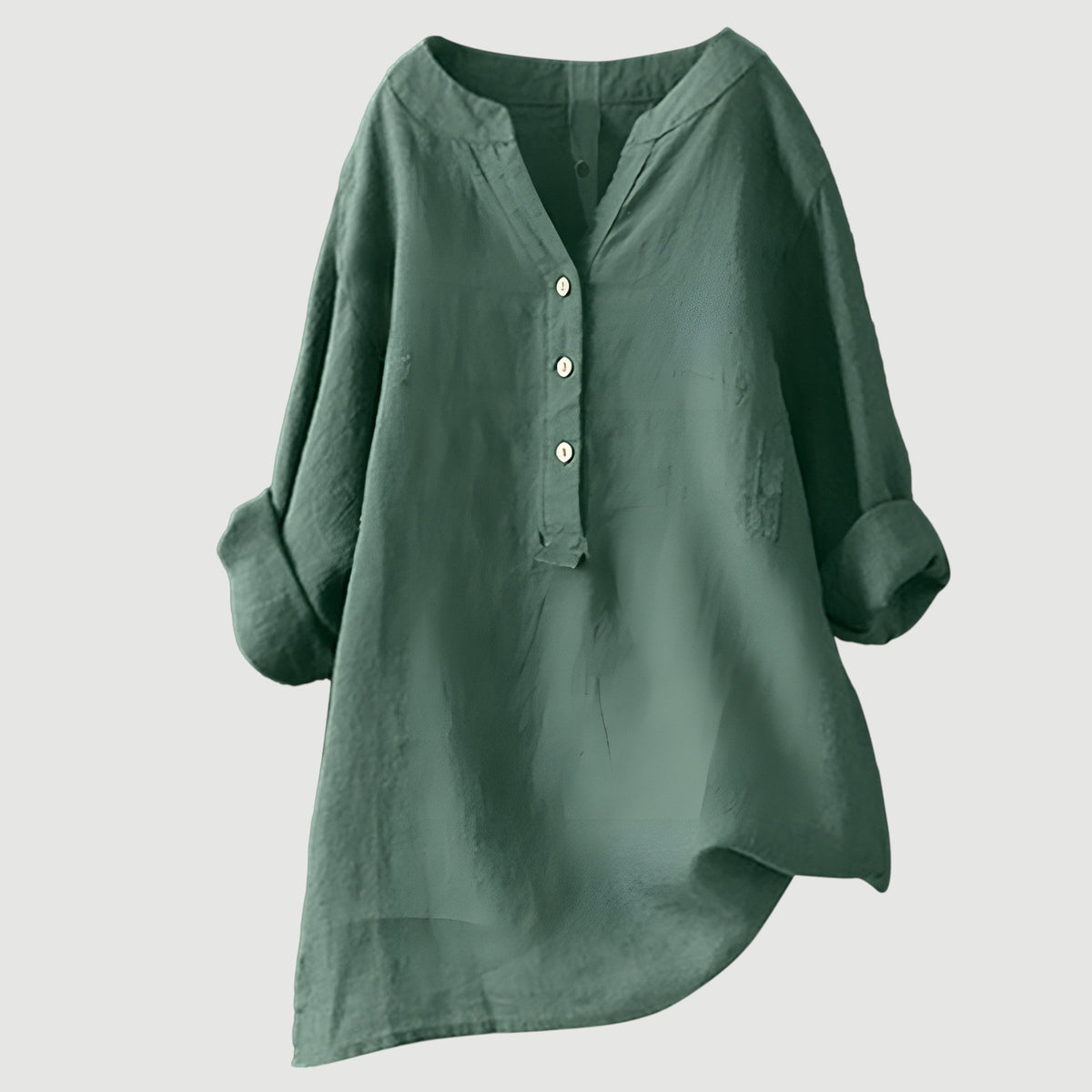 Harriet | Relaxed Button Linen Blouse