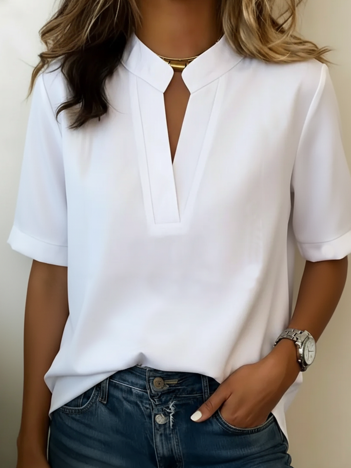 Margot | Chic V-Neck Blouse